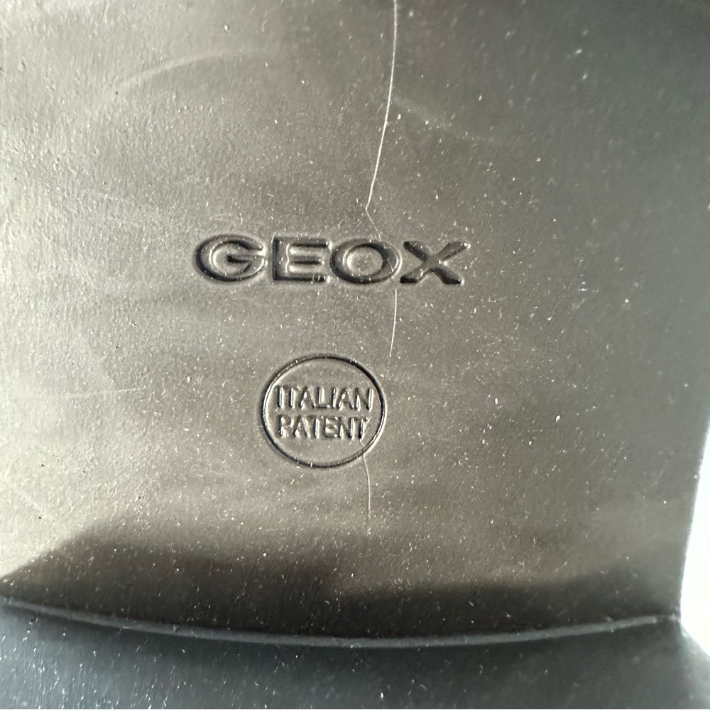 Geox Respira Eleana Brown Leather Lug Sole Combat Moto Boots EU40/US10 - Picture 13 of 13